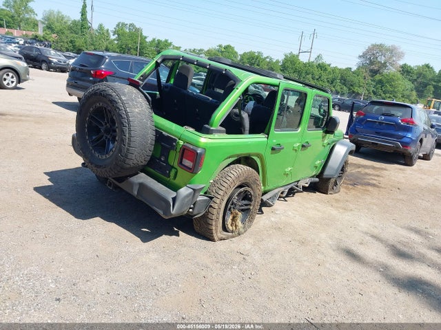 Продаж на аукціоні авто 2018 Jeep Wrangler Unlimited Sport 4x4, vin: 1C4HJXDN9JW297198, номер лоту: 45156009