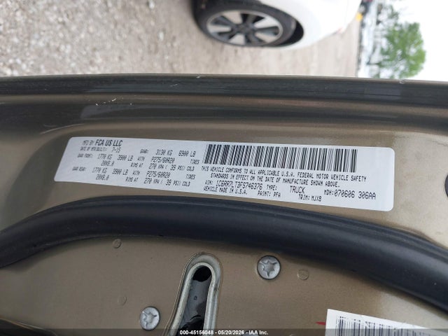 RAM 1500 Big Horn 2015 1C6RR7LT3FS746376 Image 9