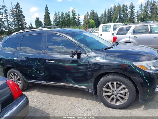 2015 Nissan Pathfinder Sl მანქანა იყიდება აუქციონზე, vin: 5N1AR2MM3FC711083, აუქციონის ნომერი: 45156108