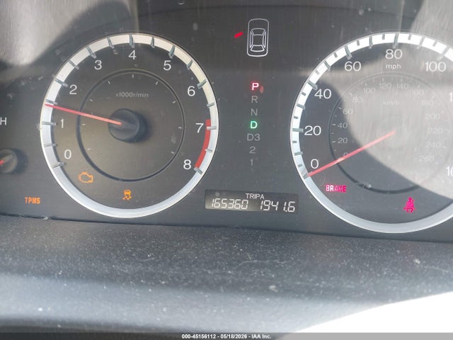 45156112 :رقم المزاد ، 1HGCP2F39CA076855 vin ، 2012 Honda Accord 2.4 Lx مزاد بيع