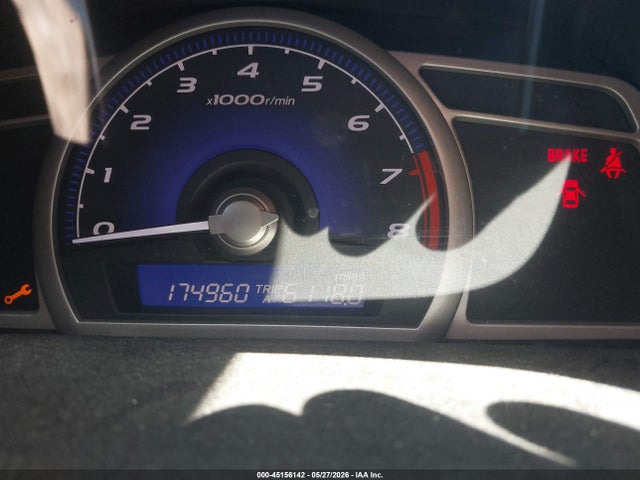 45156142 :رقم المزاد ، 19XFA15549E023691 vin ، 2009 Honda Civic Lx مزاد بيع