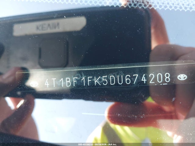 Aukcja sprzedaży 2013 Toyota Camry Se, vin: 4T1BF1FK5DU674208, numer aukcji: 45156210