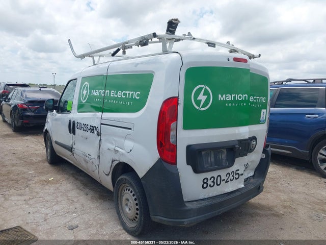 2017 Ram Promaster City Tradesman მანქანა იყიდება აუქციონზე, vin: ZFBERFAB1H6E60393, აუქციონის ნომერი: 45156331