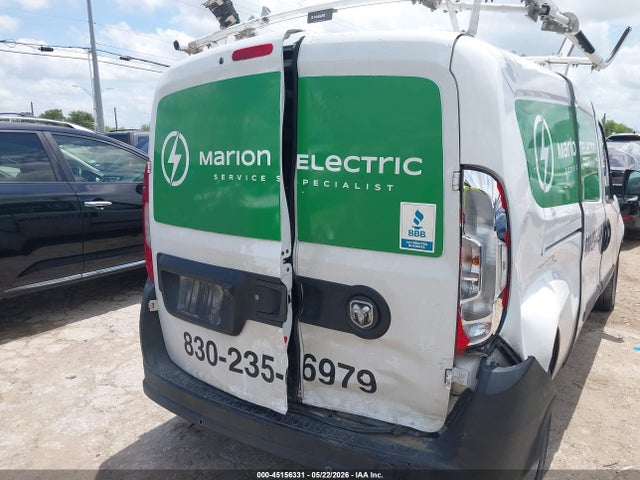 2017 Ram Promaster City Tradesman მანქანა იყიდება აუქციონზე, vin: ZFBERFAB1H6E60393, აუქციონის ნომერი: 45156331