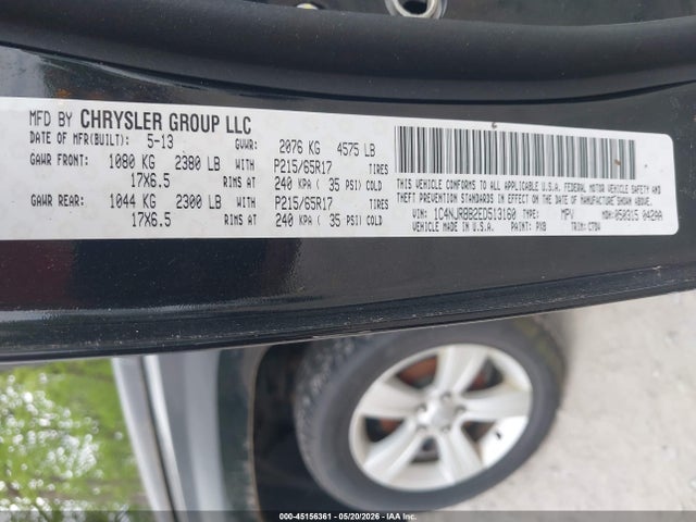Продажа на аукционе авто 2014 Jeep Patriot Sport, vin: 1C4NJRBB2ED513160, номер лота: 45156361