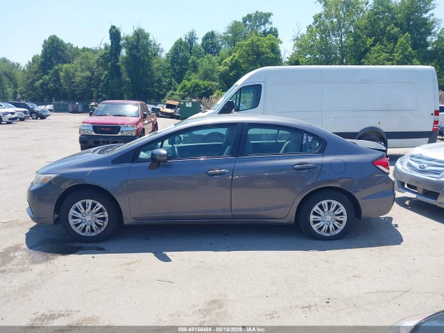 45156488 :رقم المزاد ، 2HGFB2F52EH501835 vin ، 2014 Honda Civic Lx مزاد بيع