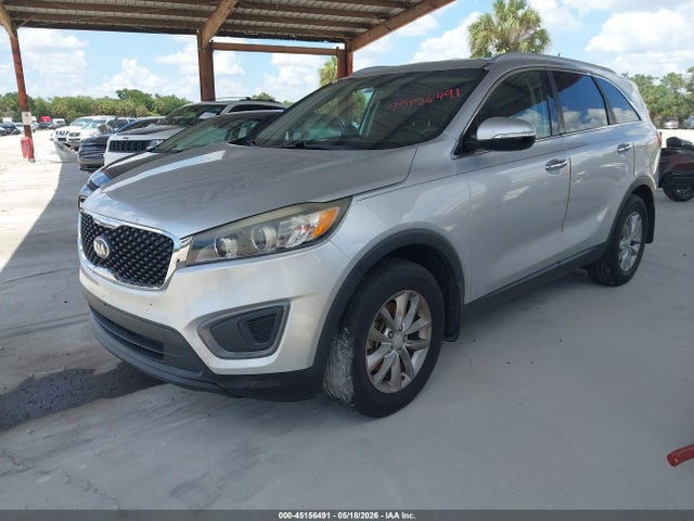 45156491 :رقم المزاد ، 5XYPG4A37GG168071 vin ، 2016 Kia Sorento 2.4l Lx مزاد بيع