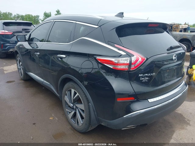 45156552 :رقم المزاد ، 5N1AZ2MH5HN189499 vin ، 2017 Nissan Murano Platinum مزاد بيع