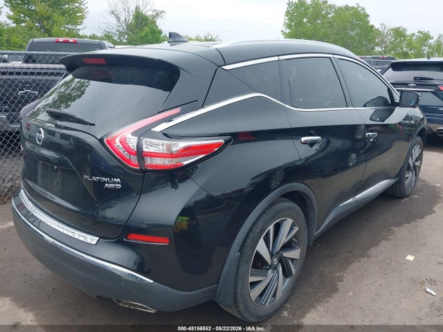 45156552 :رقم المزاد ، 5N1AZ2MH5HN189499 vin ، 2017 Nissan Murano Platinum مزاد بيع
