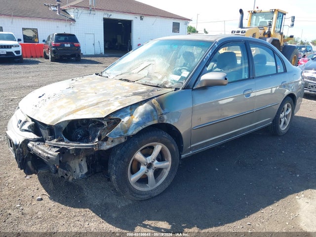 Продаж на аукціоні авто 2005 Honda Civic Ex, vin: 2HGES26795H613013, номер лоту: 45156648