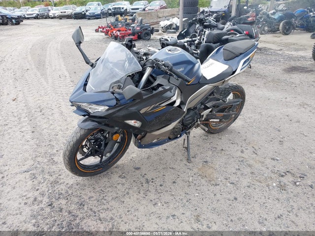 45156690 :رقم المزاد ، JKAEXKG14PDAK9125 vin ، 2023 Kawasaki Ex400 مزاد بيع