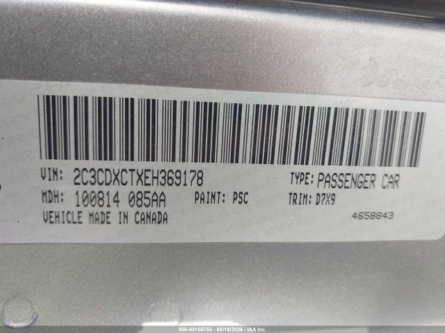 Dodge CHARGER R/T 2014 2C3CDXCTXEH369178 Image 9