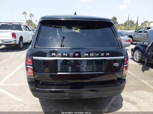 Продажа на аукционе авто 2018 Land Rover Range Rover 3.0l V6 Supercharged Hse, vin: SALGS2SV8JA503633, номер лота: 45156870
