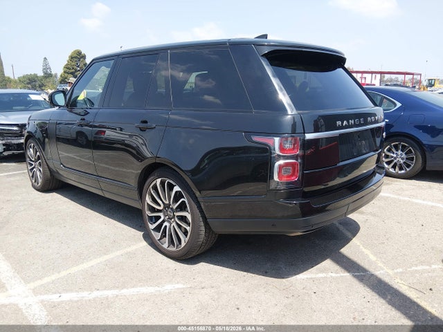 Продажа на аукционе авто 2018 Land Rover Range Rover 3.0l V6 Supercharged Hse, vin: SALGS2SV8JA503633, номер лота: 45156870