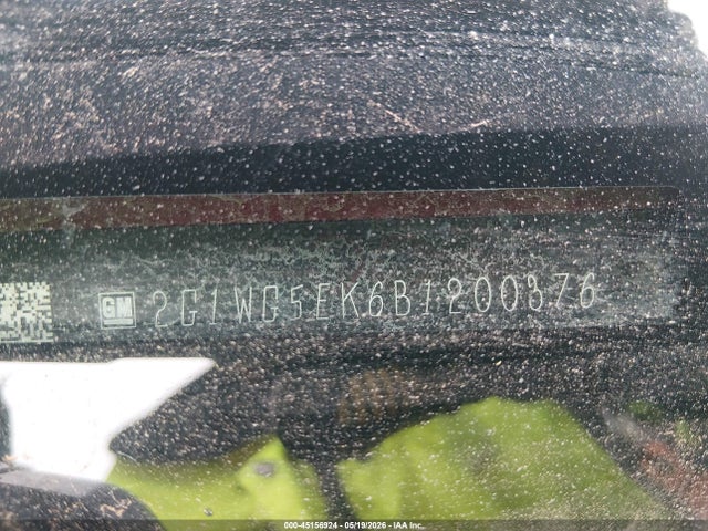Продажа на аукционе авто 2011 Chevrolet Impala Lt, vin: 2G1WG5EK6B1200376, номер лота: 45156924