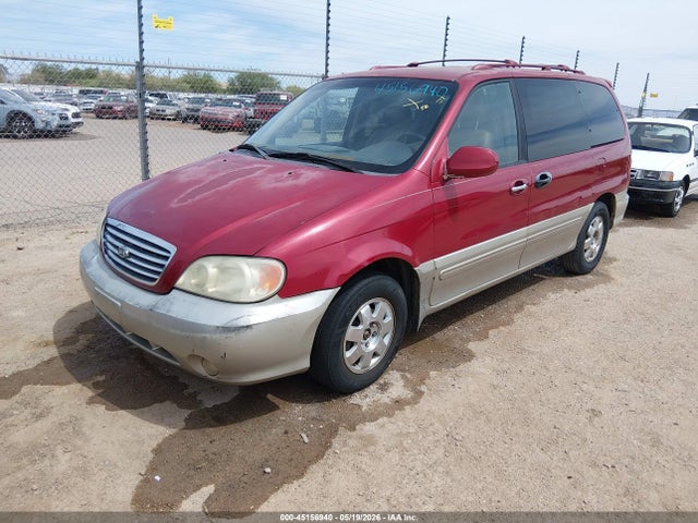 2002 Kia Sedona Ex/lx მანქანა იყიდება აუქციონზე, vin: KNDUP131926263286, აუქციონის ნომერი: 45156940