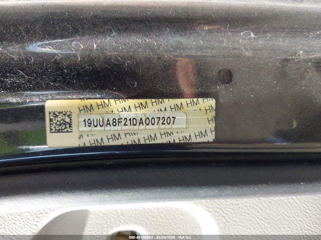 45156963 :رقم المزاد ، 19UUA8F21DA007207 vin ، 2013 Acura Tl 3.5 مزاد بيع