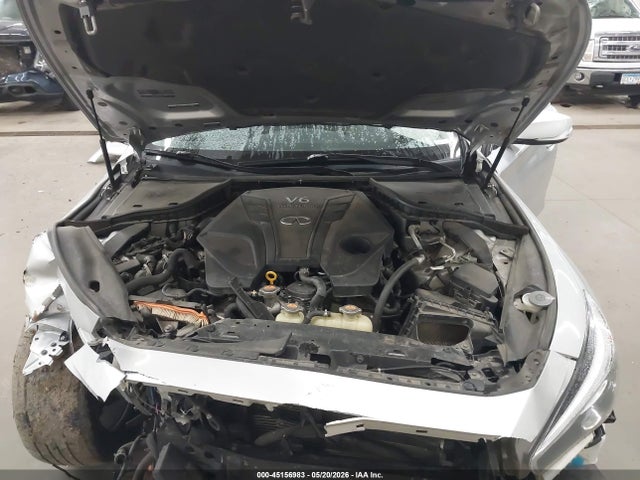45156983 :رقم المزاد ، JN1EV7AR8KM554978 vin ، 2019 Infiniti Q50 3.0t Luxe مزاد بيع