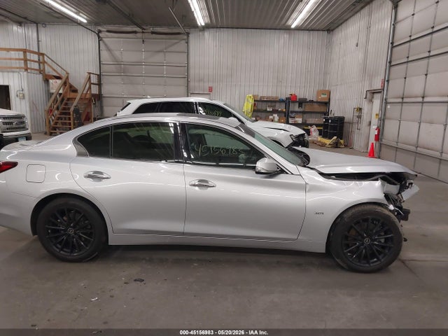 45156983 :رقم المزاد ، JN1EV7AR8KM554978 vin ، 2019 Infiniti Q50 3.0t Luxe مزاد بيع