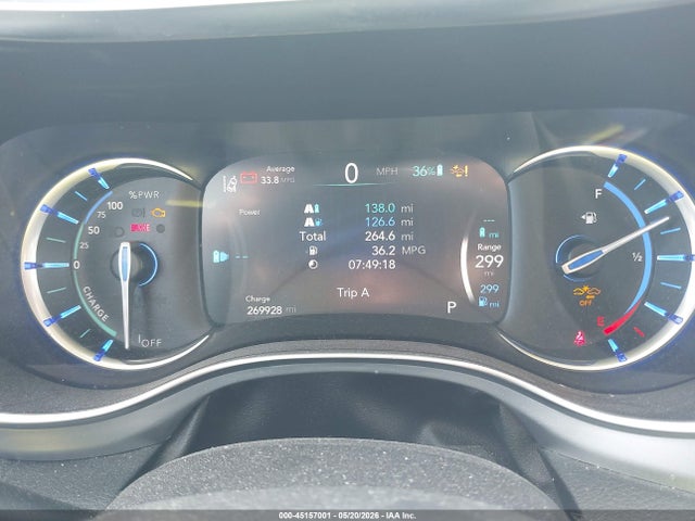 Aukcja sprzedaży 2017 Chrysler Pacifica Hybrid Platinum, vin: 2C4RC1N79HR739945, numer aukcji: 45157001