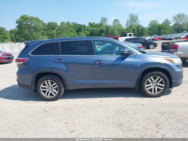 45157015 :رقم المزاد ، 5TDBKRFH1FS171933 vin ، 2015 Toyota Highlander Le V6 مزاد بيع