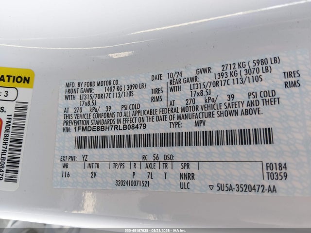 Ford Bronco Outer Banks 2024 1FMDE8BH7RLB08479 Image 9