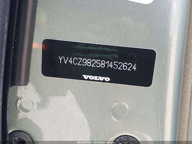 Aukcja sprzedaży 2008 Volvo Xc90 3.2, vin: YV4CZ982581452624, numer aukcji: 45157153