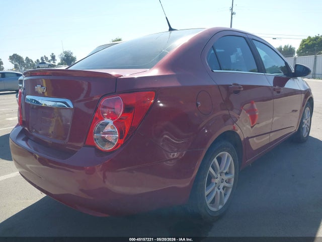 2013 Chevrolet Sonic Lt Auto მანქანა იყიდება აუქციონზე, vin: 1G1JC5SH0D4192992, აუქციონის ნომერი: 45157221