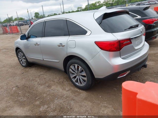 2015 Acura Mdx Technology Package მანქანა იყიდება აუქციონზე, vin: 5FRYD4H46FB022065, აუქციონის ნომერი: 45157287