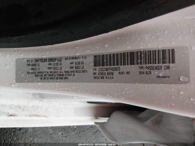 Продаж на аукціоні авто 2015 Chrysler 200 S, vin: 1C3CCCBB7FN555872, номер лоту: 45157312
