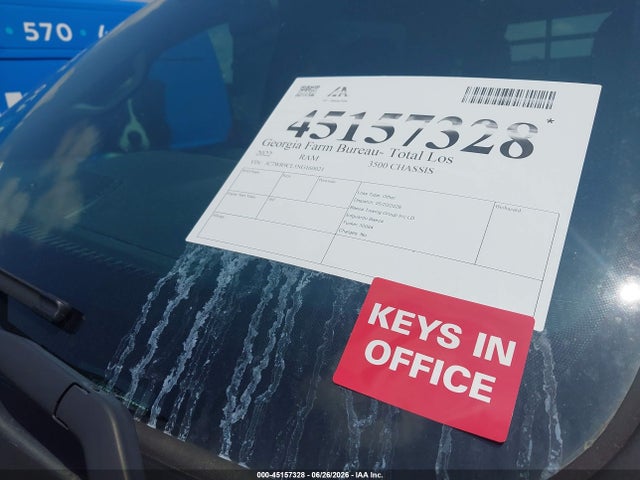Продаж на аукціоні авто 2022 Ram 3500 Chassis Tradesman/slt/laramie/limited, vin: 3C7WR9CL5NG160021, номер лоту: 45157328