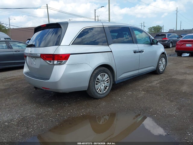 45157373 :رقم المزاد ، 5FNRL5H21EB055860 vin ، 2014 Honda Odyssey Lx مزاد بيع