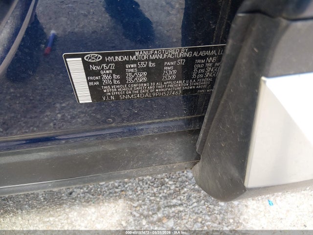 Hyundai Santa Fe Limited 2023 5NMS4DAL9PH527462 Image 9
