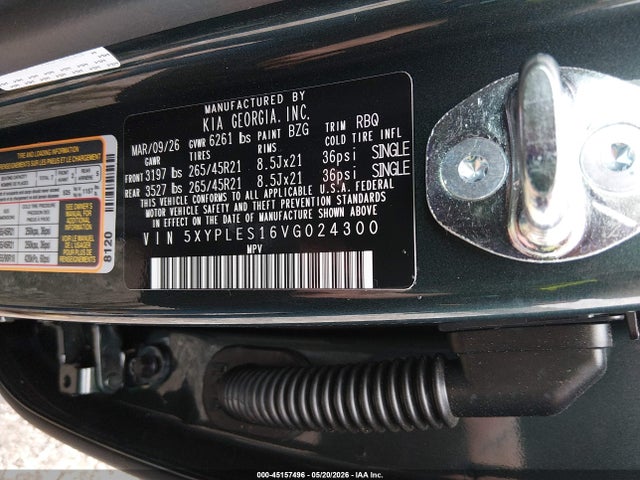 5XYPLES16VG024300 KIA Telluride X-line Sx-prestige