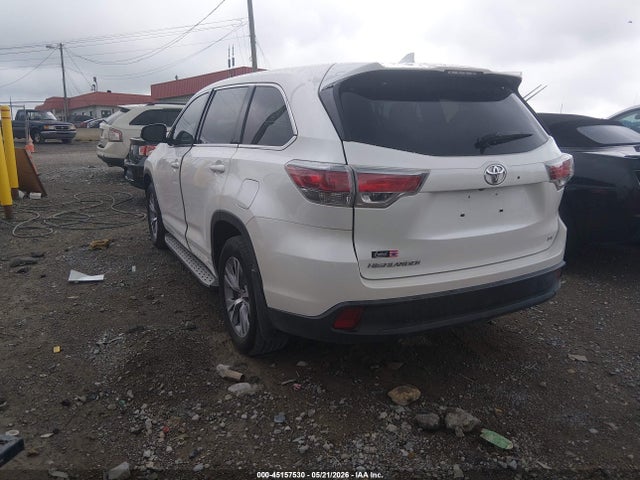 2016 Toyota Highlander Le Plus V6 მანქანა იყიდება აუქციონზე, vin: 5TDZKRFHXGS134606, აუქციონის ნომერი: 45157530