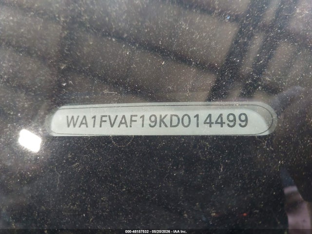 Aukcja sprzedaży 2019 Audi Q8 55 Premium, vin: WA1FVAF19KD014499, numer aukcji: 45157532