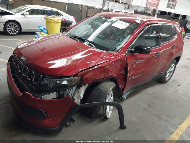 45157650 :رقم المزاد ، 3C4NJDAN9ST536150 vin ، 2025 Jeep Compass Sport 4x4 مزاد بيع