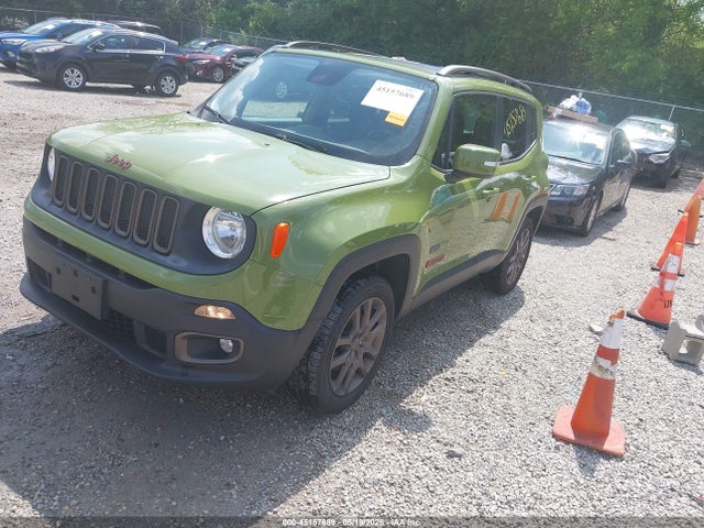 45157689 :رقم المزاد ، ZACCJBBT5GPD66408 vin ، 2016 Jeep Renegade 75th Anniversary مزاد بيع