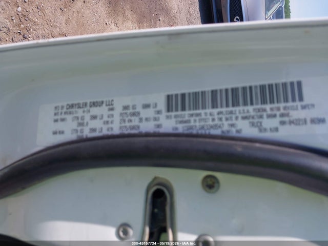 45157724 :رقم المزاد ، 1C6RR7LG0ES349547 vin ، 2014 Ram 1500 Outdoorsman مزاد بيع