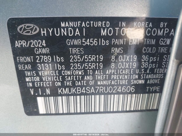 Genesis Gv60 Standard Rwd 2024 KMUKB4SA7RU024606 Image 9
