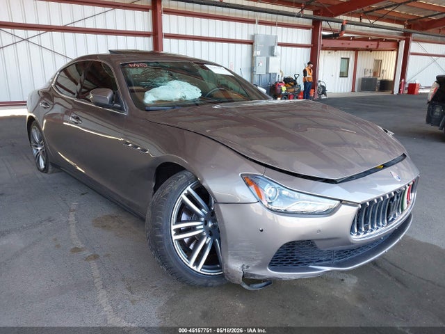 45157751 :رقم المزاد ، ZAM57RSA7H1218739 vin ، 2017 Maserati Ghibli S مزاد بيع