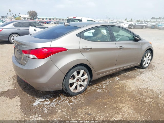 2012 Hyundai Elantra Limited მანქანა იყიდება აუქციონზე, vin: 5NPDH4AE6CH107749, აუქციონის ნომერი: 45157752