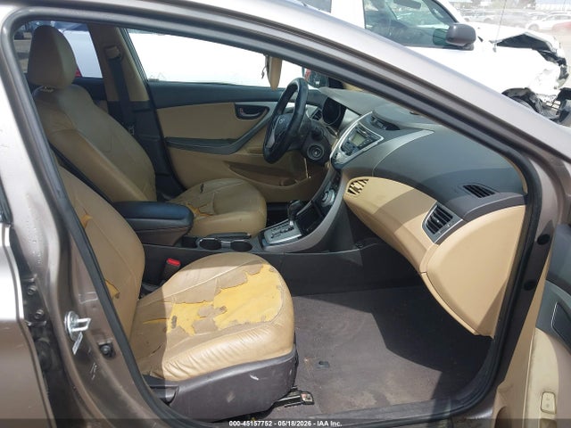 2012 Hyundai Elantra Limited მანქანა იყიდება აუქციონზე, vin: 5NPDH4AE6CH107749, აუქციონის ნომერი: 45157752