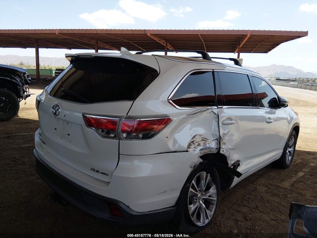 45157776 :رقم المزاد ، 5TDJKRFH1ES015627 vin ، 2014 Toyota Highlander Xle V6 مزاد بيع