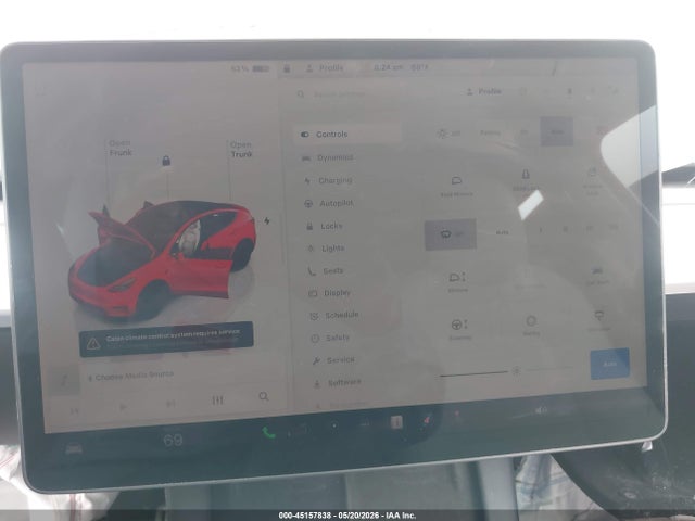 45157838 :رقم المزاد ، 7SAYGDEF3NF488410 vin ، 2022 Tesla Model Y Performance Dual Motor All-wheel Drive مزاد بيع
