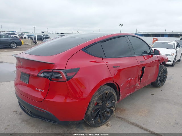 45157838 :رقم المزاد ، 7SAYGDEF3NF488410 vin ، 2022 Tesla Model Y Performance Dual Motor All-wheel Drive مزاد بيع