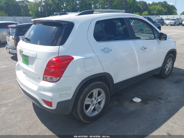 Aukcja sprzedaży 2017 Chevrolet Trax Lt, vin: 3GNCJLSB8HL270299, numer aukcji: 45157883