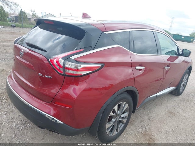 2018 Nissan Murano Sl მანქანა იყიდება აუქციონზე, vin: 5N1AZ2MH0JN188542, აუქციონის ნომერი: 45157890