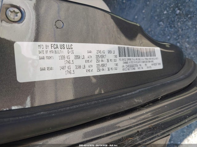 Продаж на аукціоні авто 2016 Dodge Grand Caravan Se Plus, vin: 2C4RDGBG8GR379764, номер лоту: 45157976