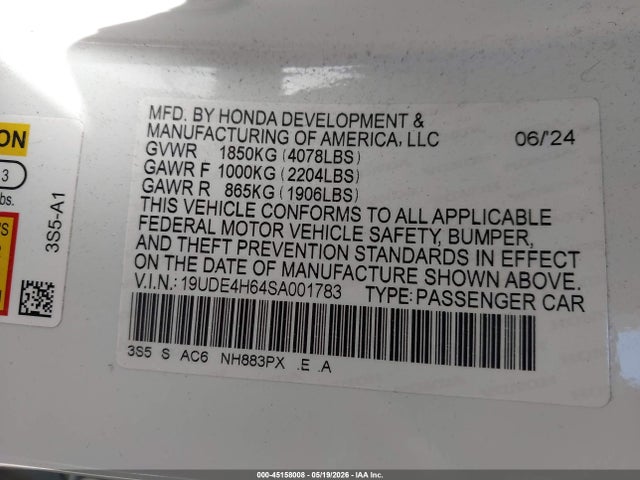 Acura Integra A-spec Technology 2025 19UDE4H64SA001783 Image 9